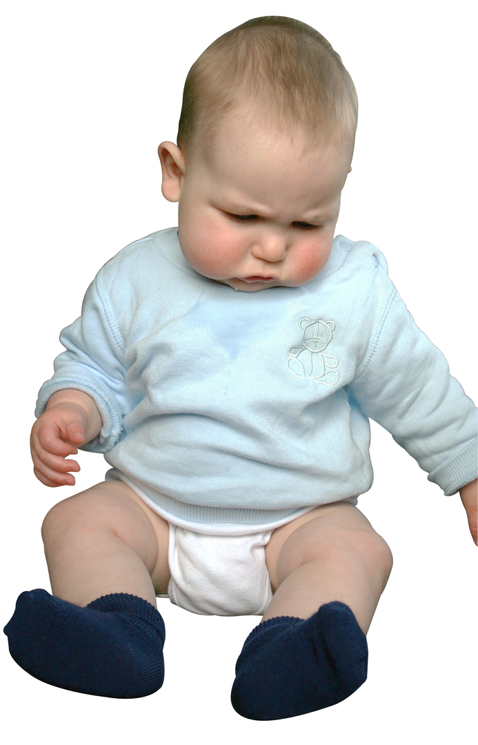 Merino Baby Sock - Turn Over Top image 2